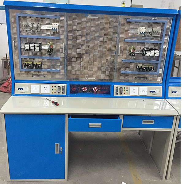 網孔型雙面電工實訓裝置,模擬懸架工況實訓裝置